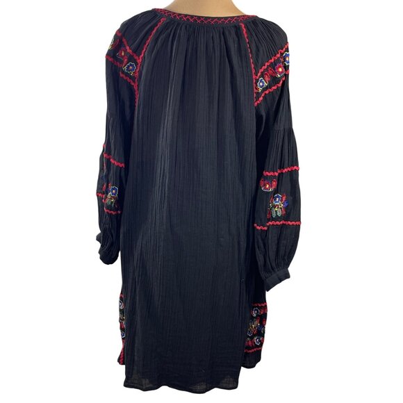 Anthropologie Velvet Graham and Spencer Loane Embroidered Peasant Dress XL (READ - Picture 3 of 13